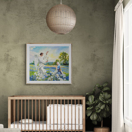 Joyful Mysteries of the Rosary Art Prints "The Annunciation"