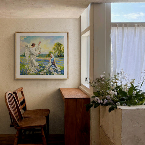 Joyful Mysteries of the Rosary Art Prints "The Annunciation"