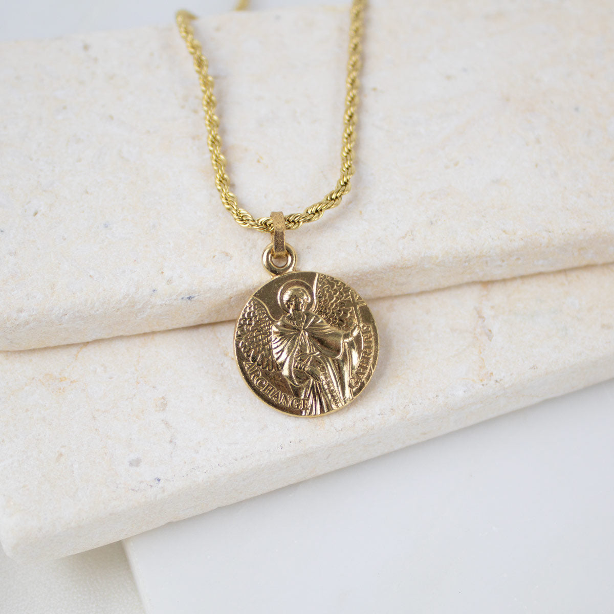 Archangel Gabriel Guardian Angel Necklace