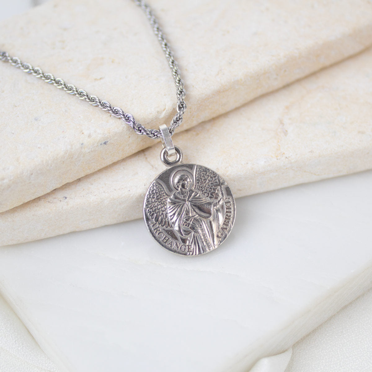 Archangel Gabriel Guardian Angel Necklace