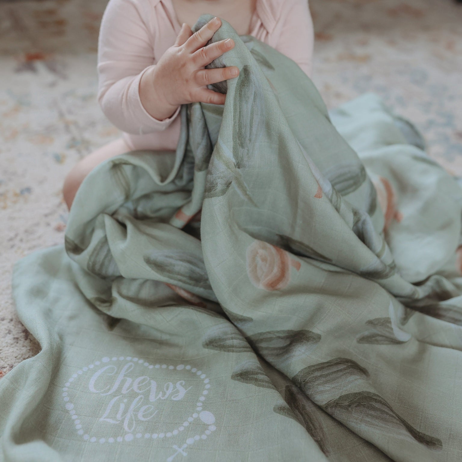 Assisi Swaddle Blanket | Cotton and Bamboo