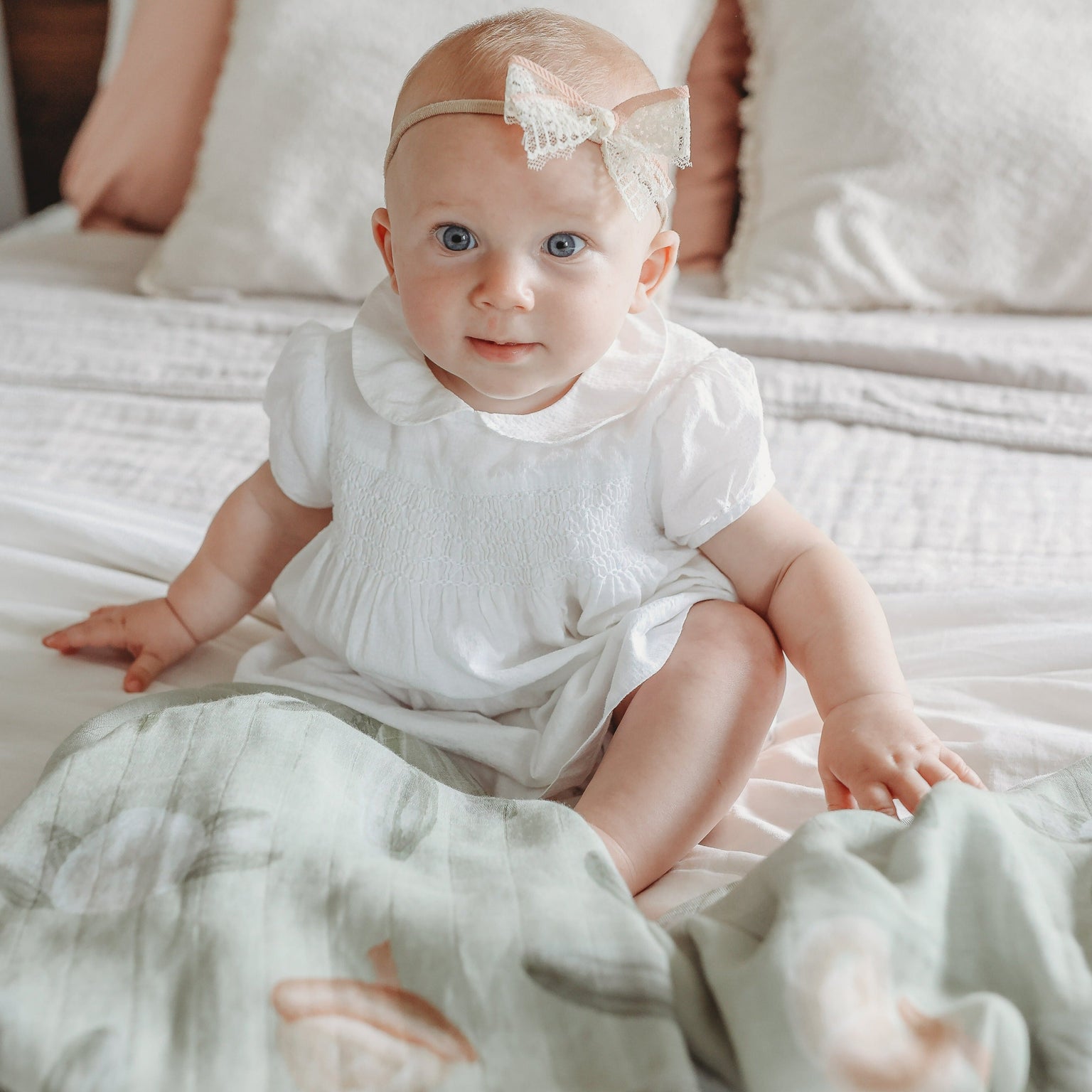 Assisi Swaddle Blanket | Cotton and Bamboo