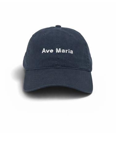 Ave Maria Hat Washed Navy