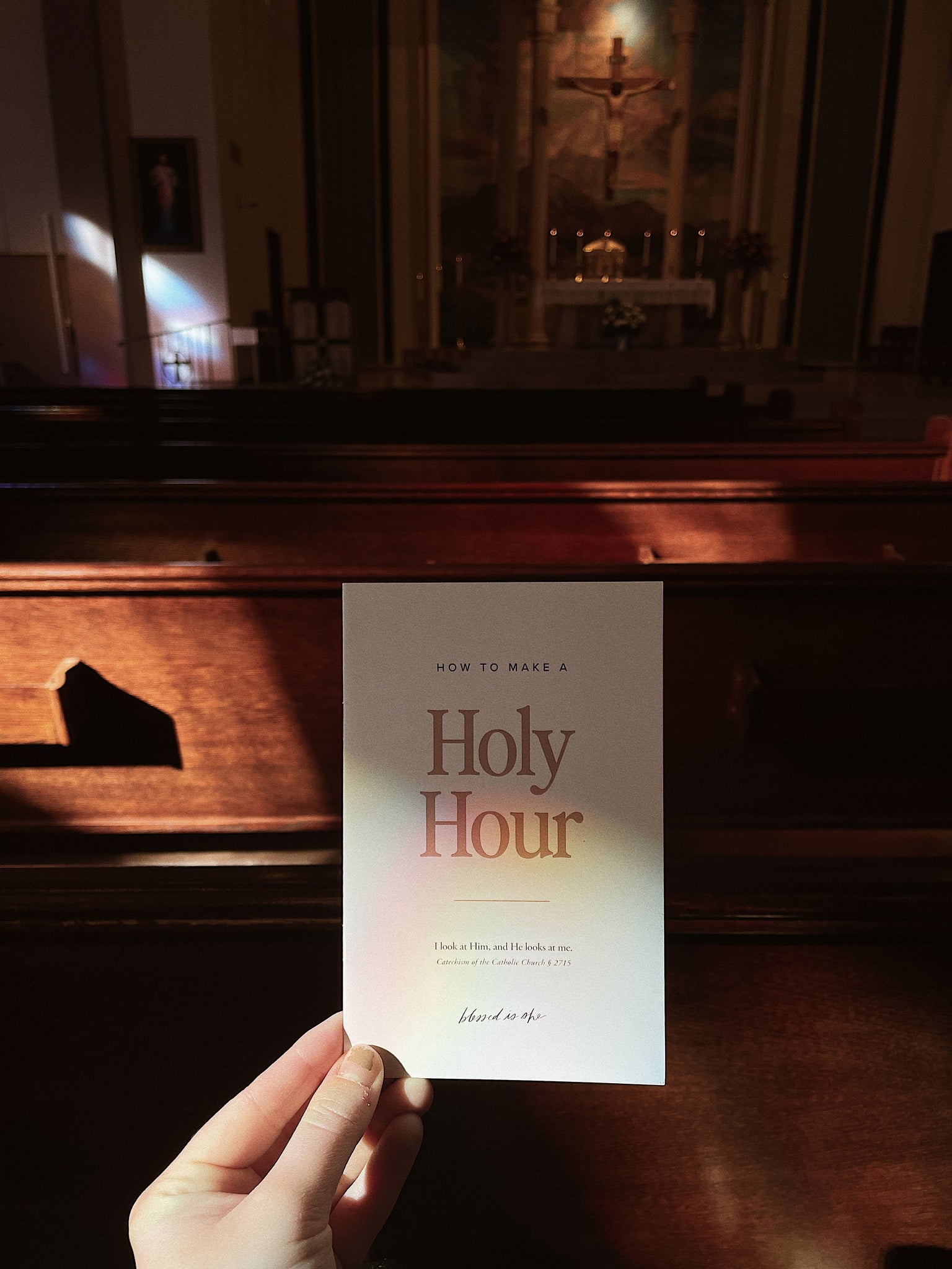 How to Make A Holy Hour Booklets