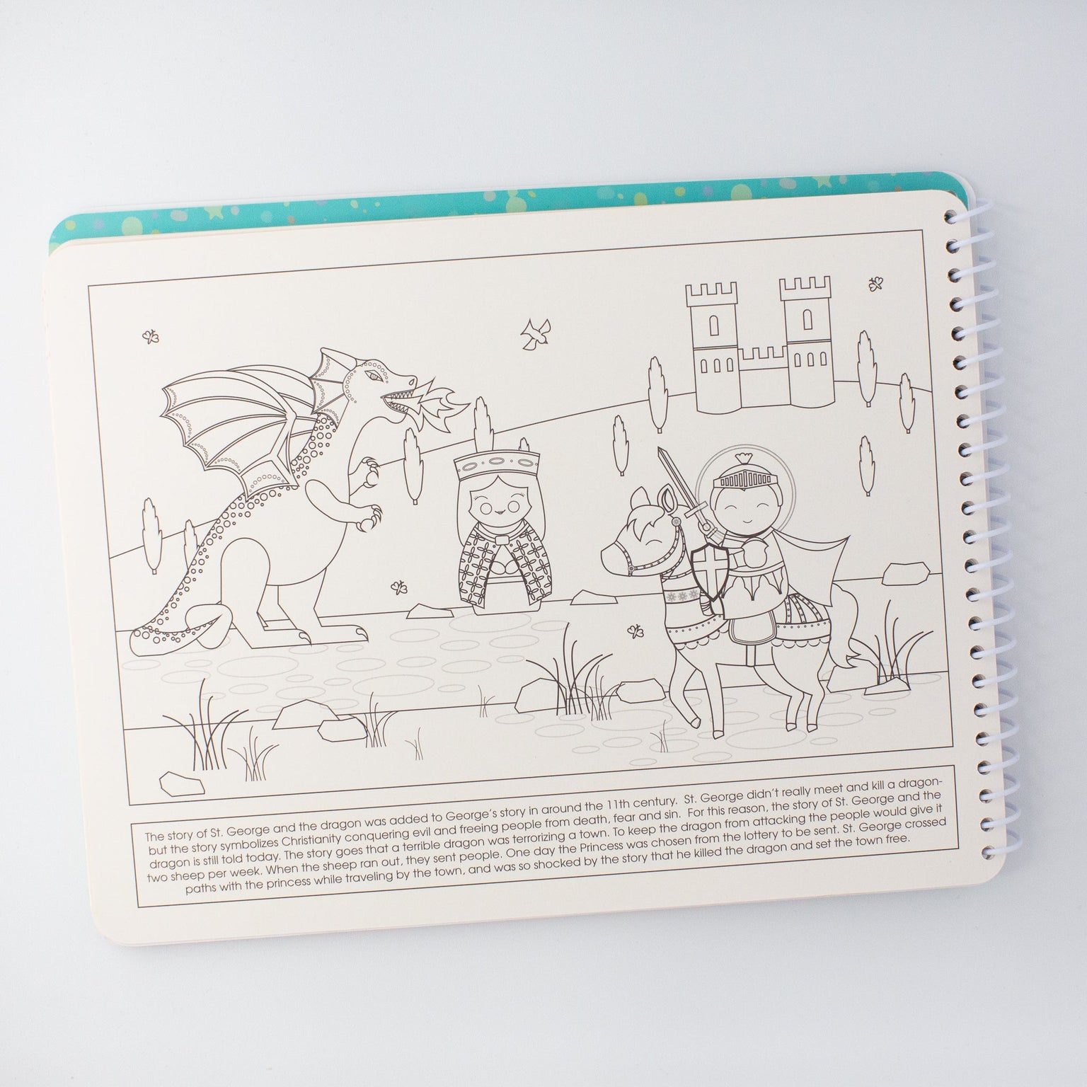 Saintly Scenes Book #2 - Reusable Sticker Scene and Coloring Book