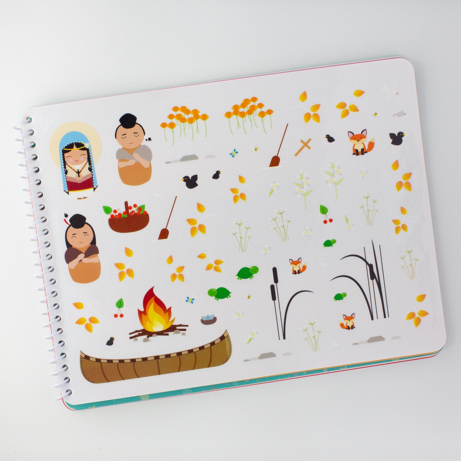 Saintly Scenes Book #2 - Reusable Sticker Scene and Coloring Book