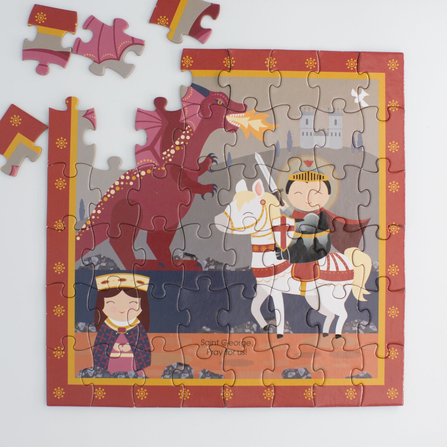 St. George and the Dragon Mini Puzzle