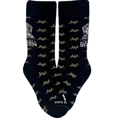 Official Beatification of Fulton Sheen JMJ Adult Socks