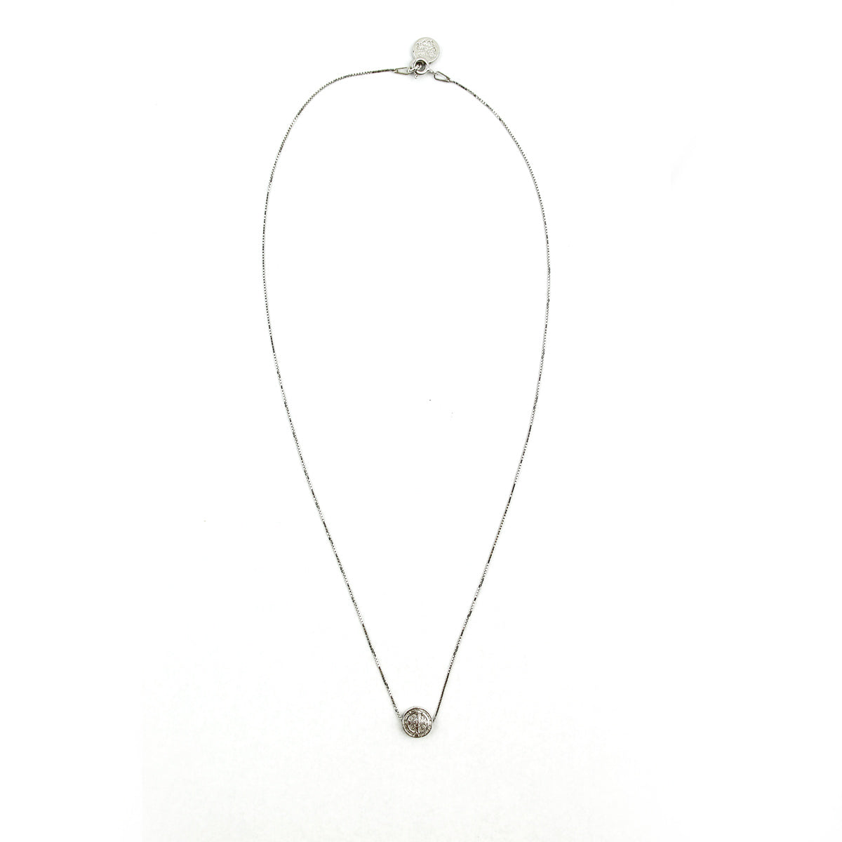 Benedictine Petite Necklace - Sterling Silver