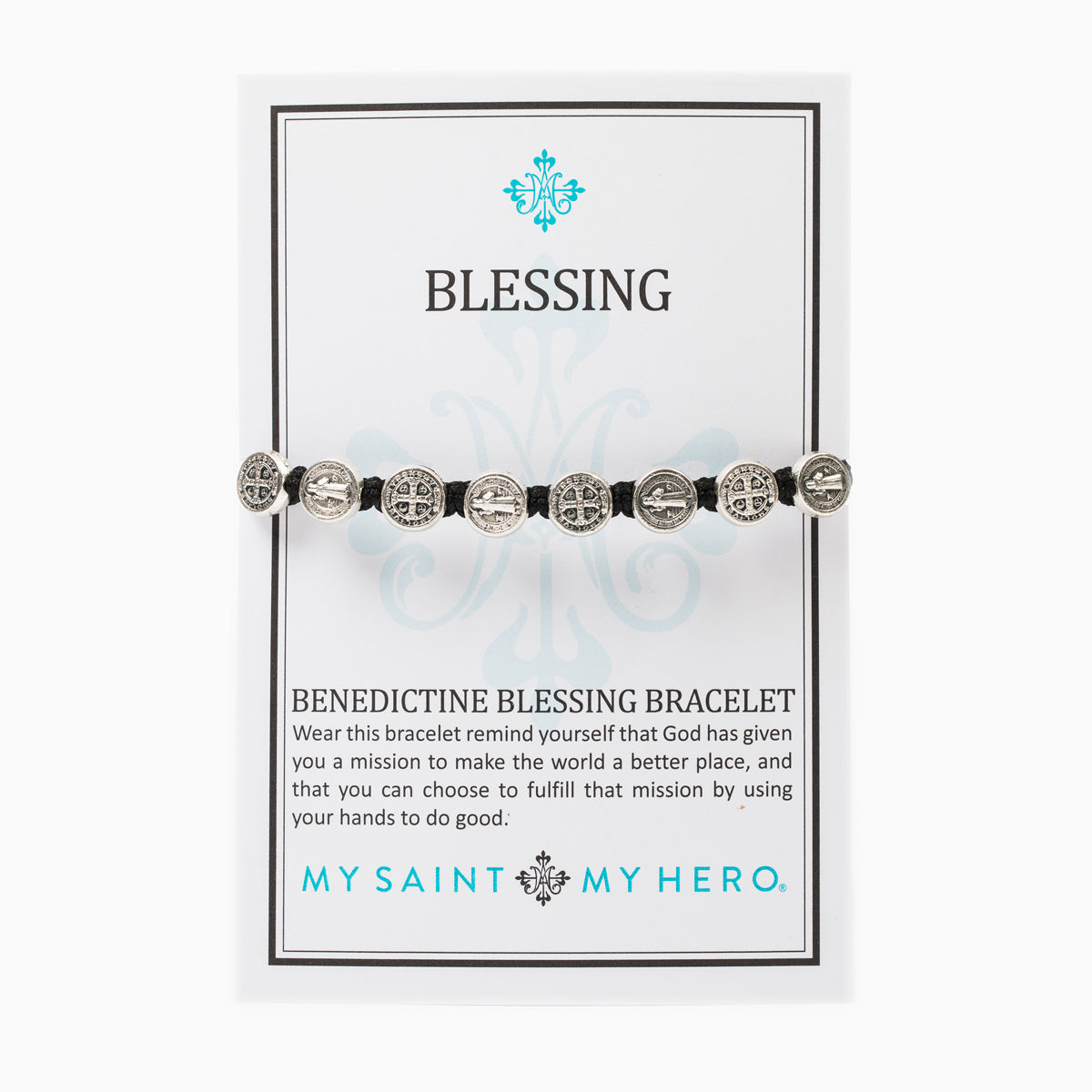 Benedictine Blessing Bracelet - Silver Medals