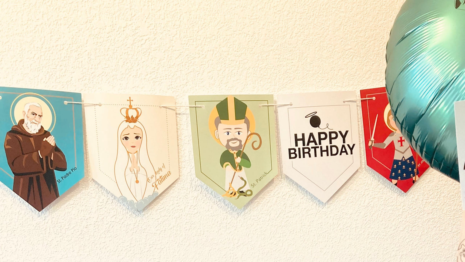 🎉 Saintly Happy Birthday Banner