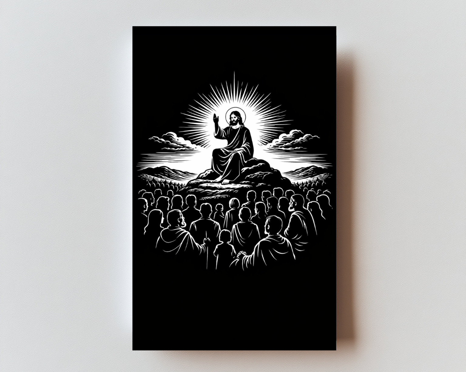 The Beatitudes Premium Metal Prayer Card