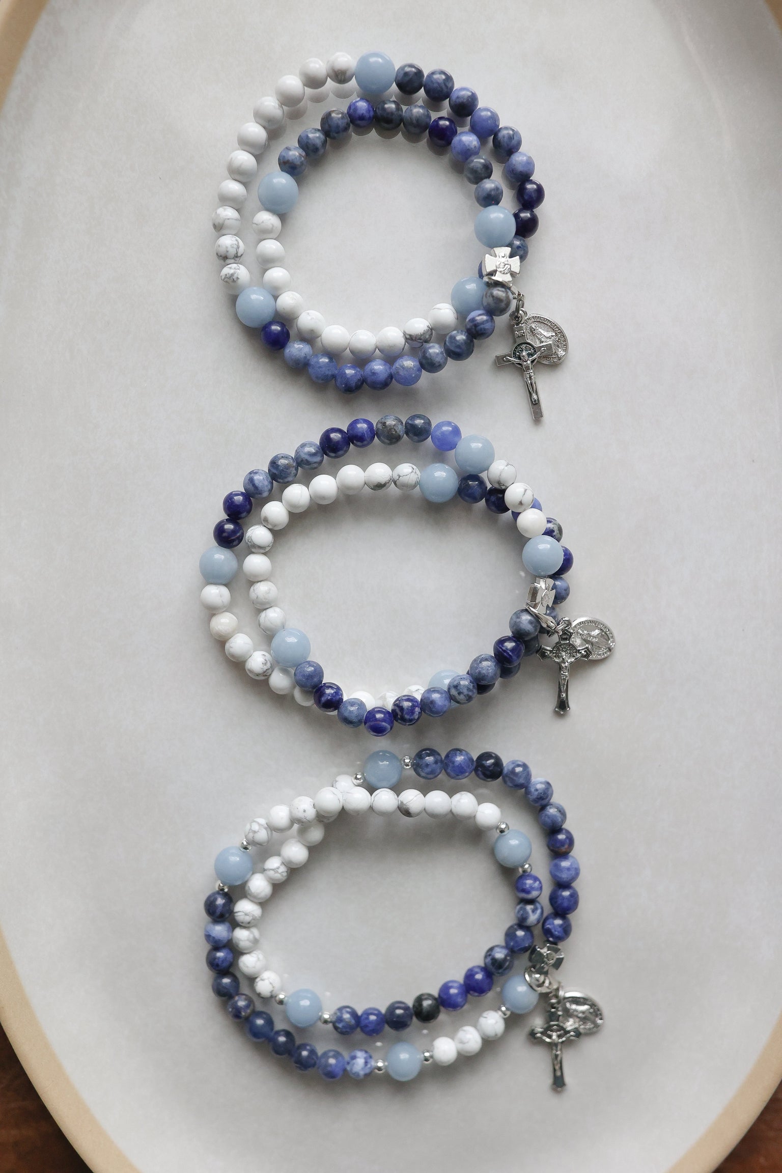 Calcutta | Stretch & Wrap Rosary Bracelet