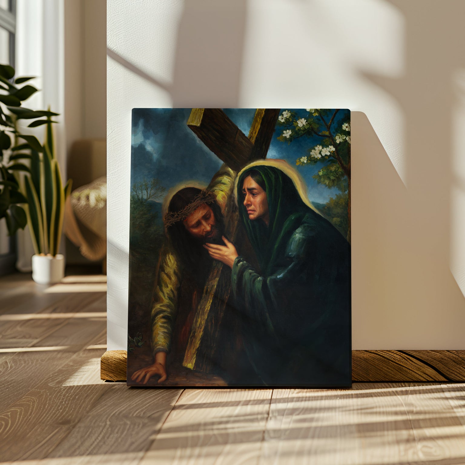 Sorrowful Mysteries of the Rosary Art Prints "The Carrying of the Cross"