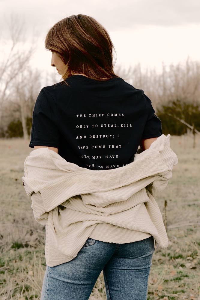 Choose Life Tee - John 10:10