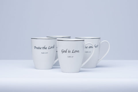 Daily Bread Mugs, Set of 4