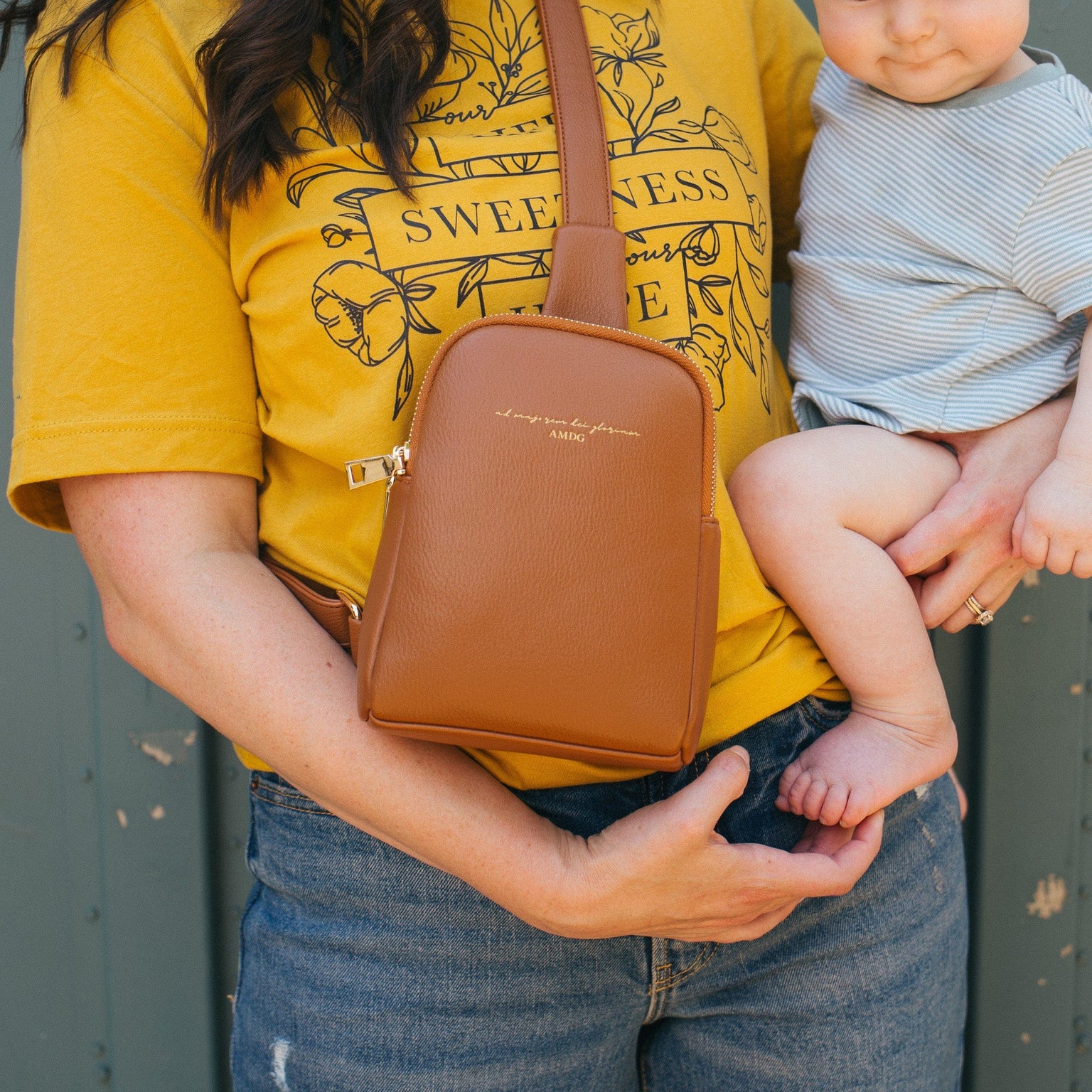 AMDG Catholic Crossbody Bag