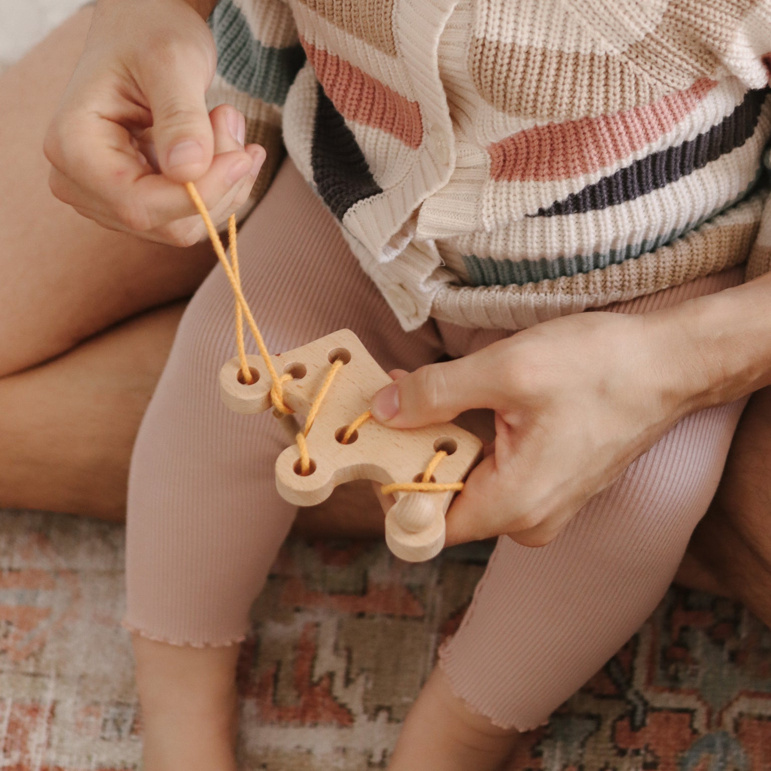 Wooden Lacing Toys