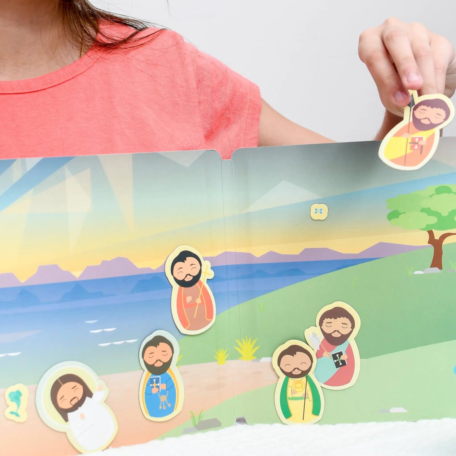 Jesus & the Twelve Apostles - Magnetic Playscene