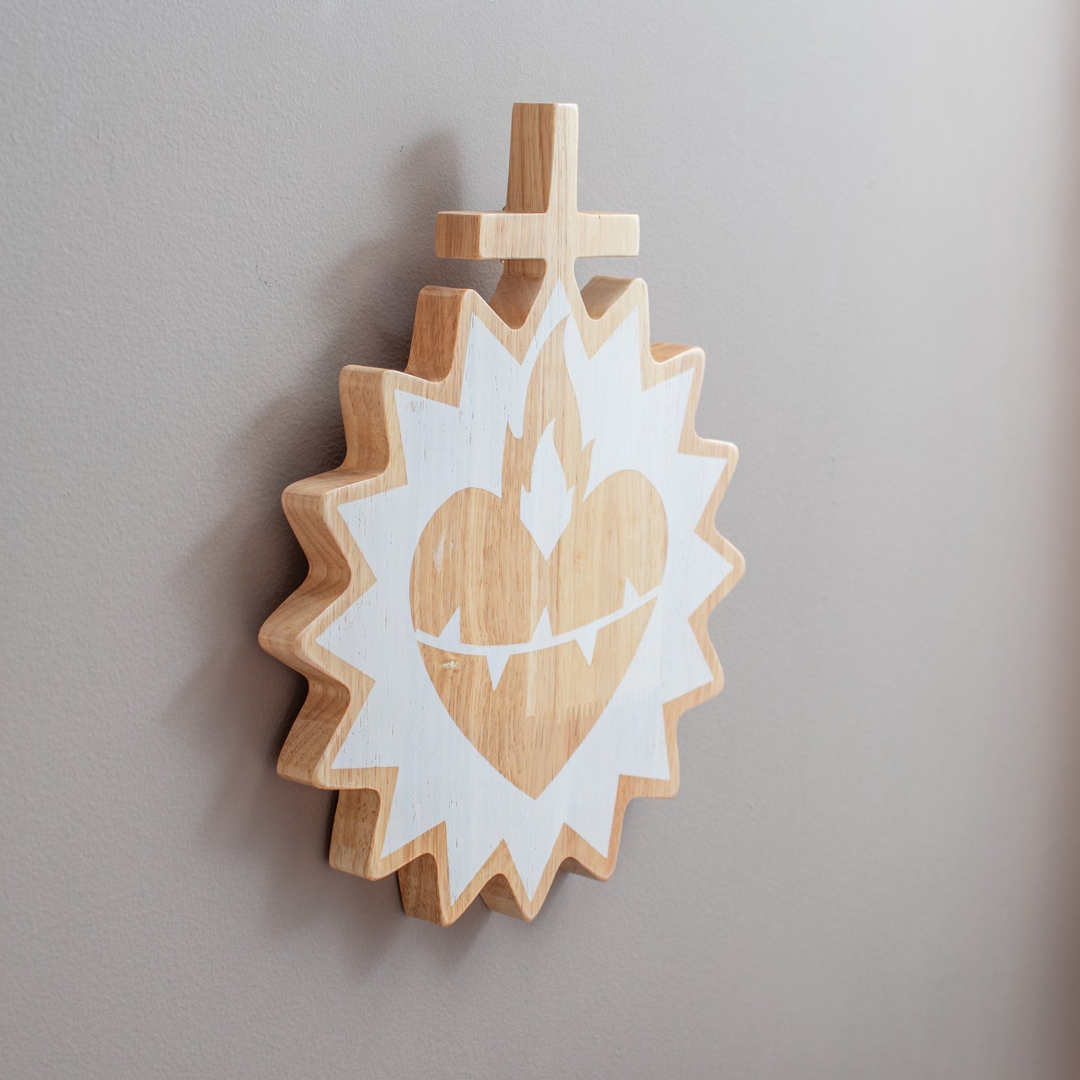 Sacred Heart of Jesus Wooden Wall Decor