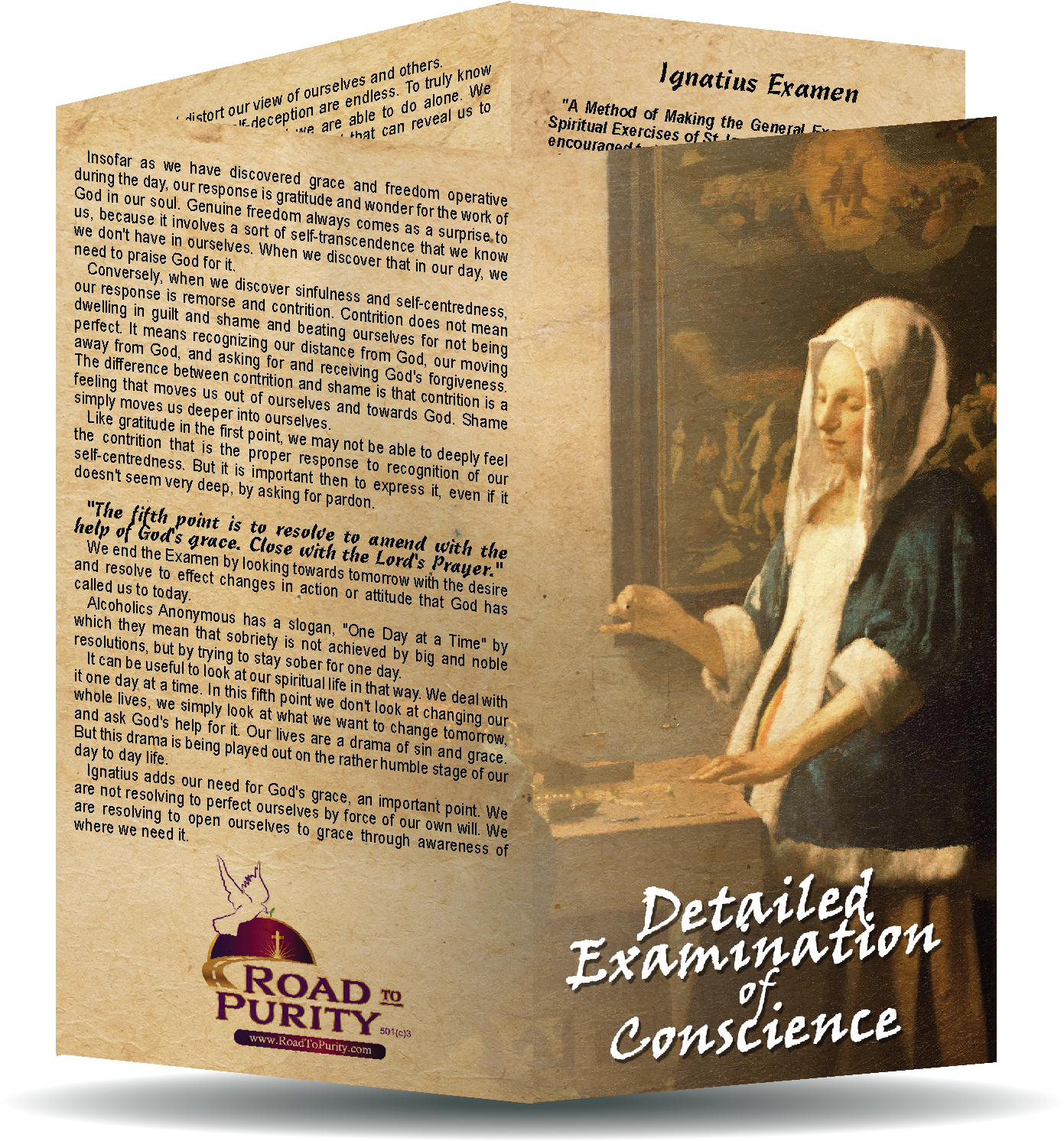 Detailed Examination of Conscience - Prayer Card (c)