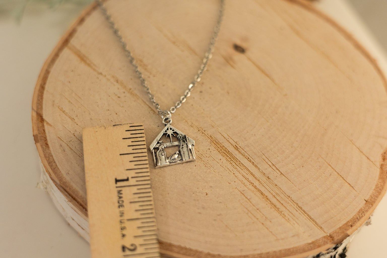 Necklace - Nativity - Silver