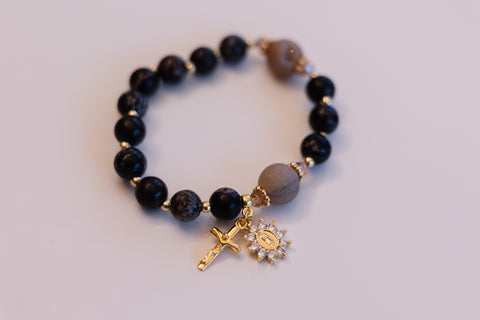 Stretch Decade Bracelet - Lady of Sorrows