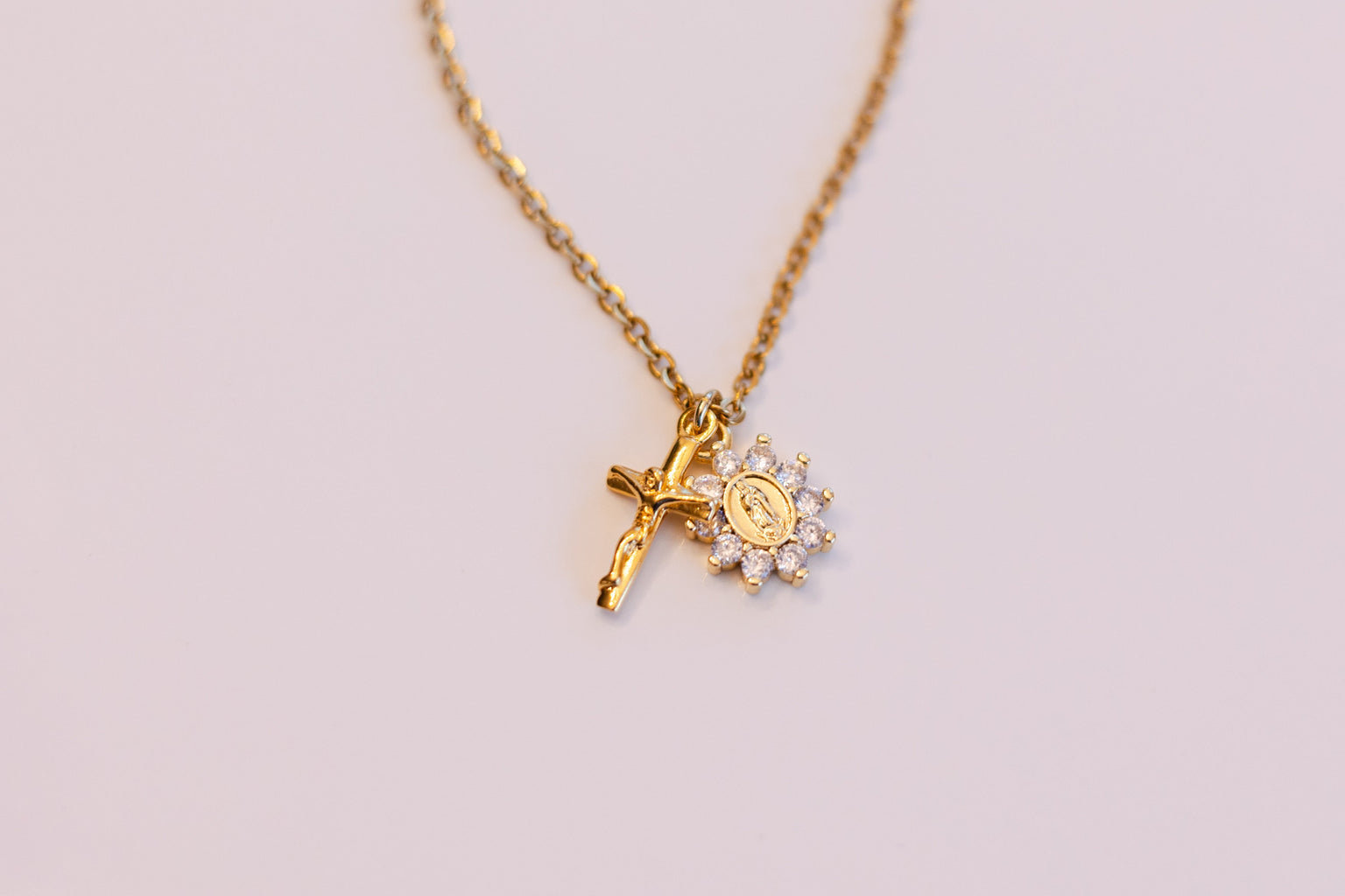 Necklace - Jesus & Mary