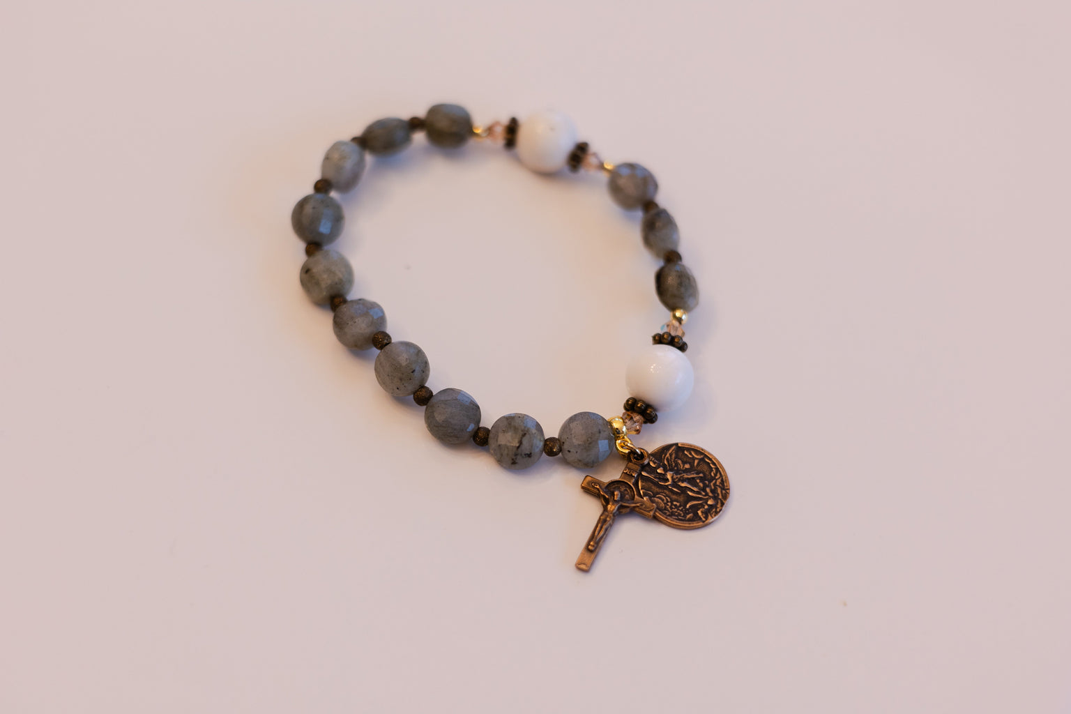 Stretch Decade Bracelet - St. Michael