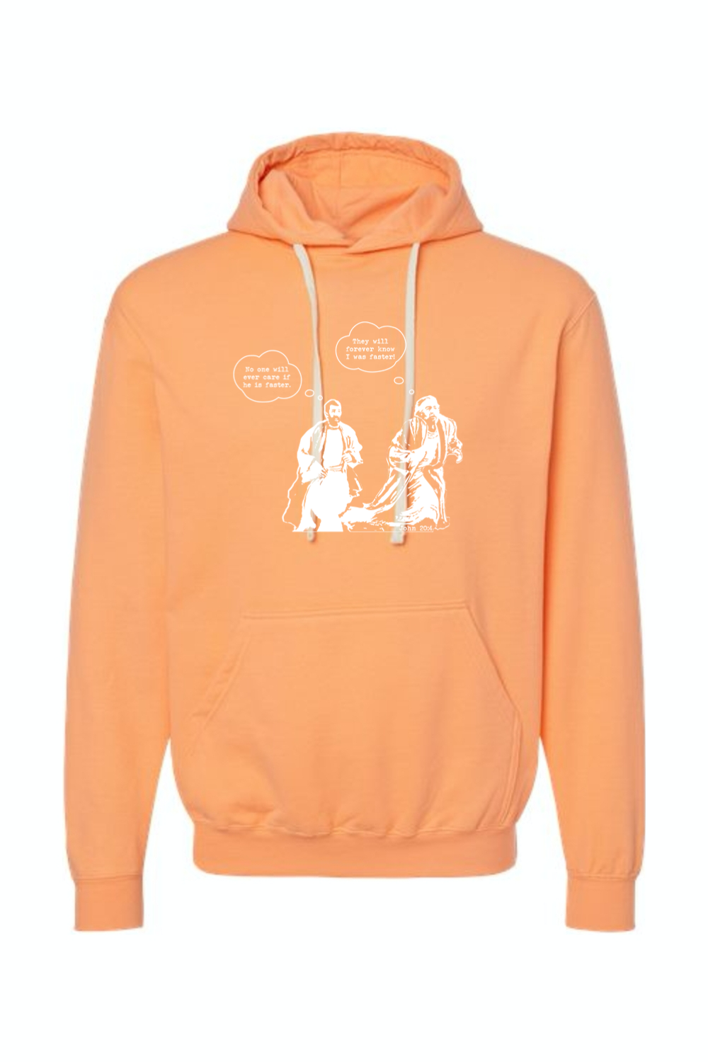 John Runs - John 20:4 Hoodie Sweatshirt