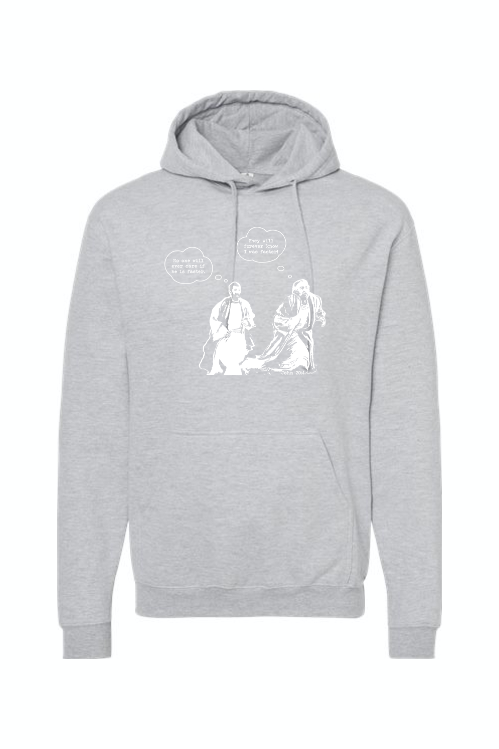 John Runs - John 20:4 Hoodie Sweatshirt