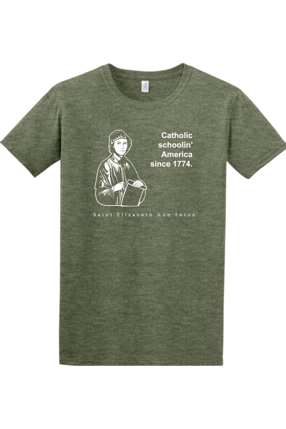 Catholic Schoolin' - St. Elizabeth Ann Seton Adult T-Shirt