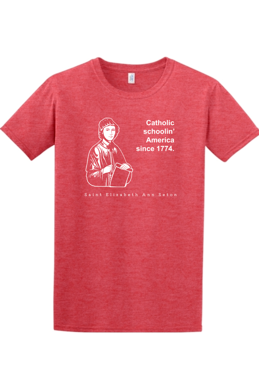 Catholic Schoolin' - St. Elizabeth Ann Seton Adult T-Shirt