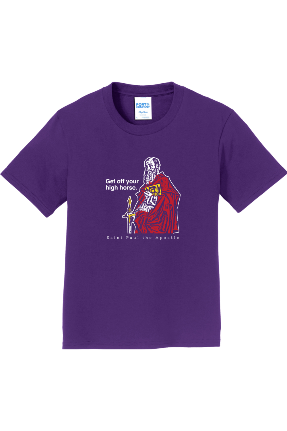 Get Off Your High Horse - St. Paul the Apostle - Youth T-Shirt