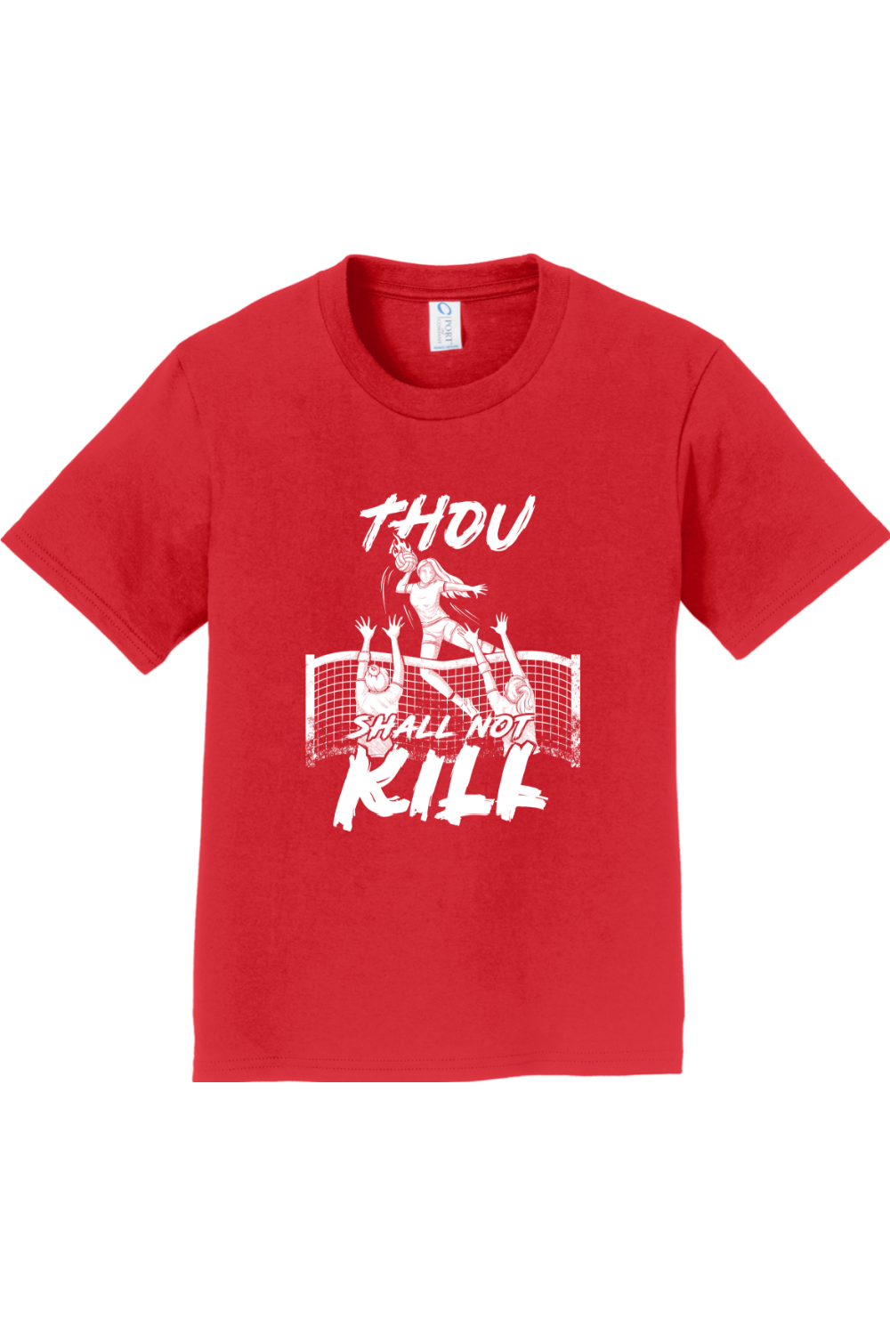 Thou Shall Not Kill - Catholic Volleyball - Youth T-Shirt