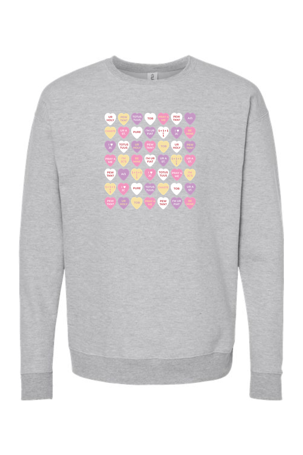 Candy Hearts - Crewneck Sweatshirt