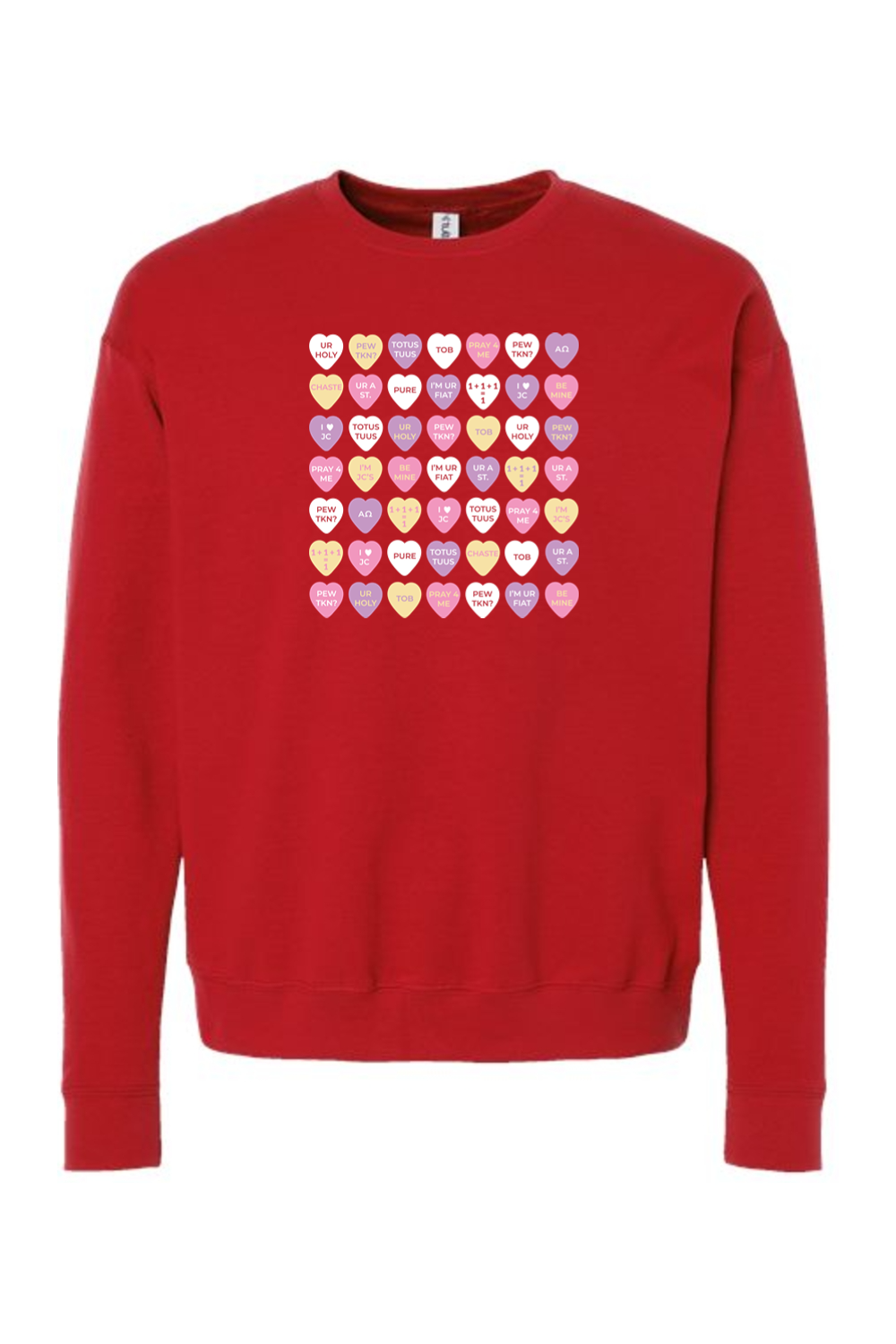 Candy Hearts - Crewneck Sweatshirt