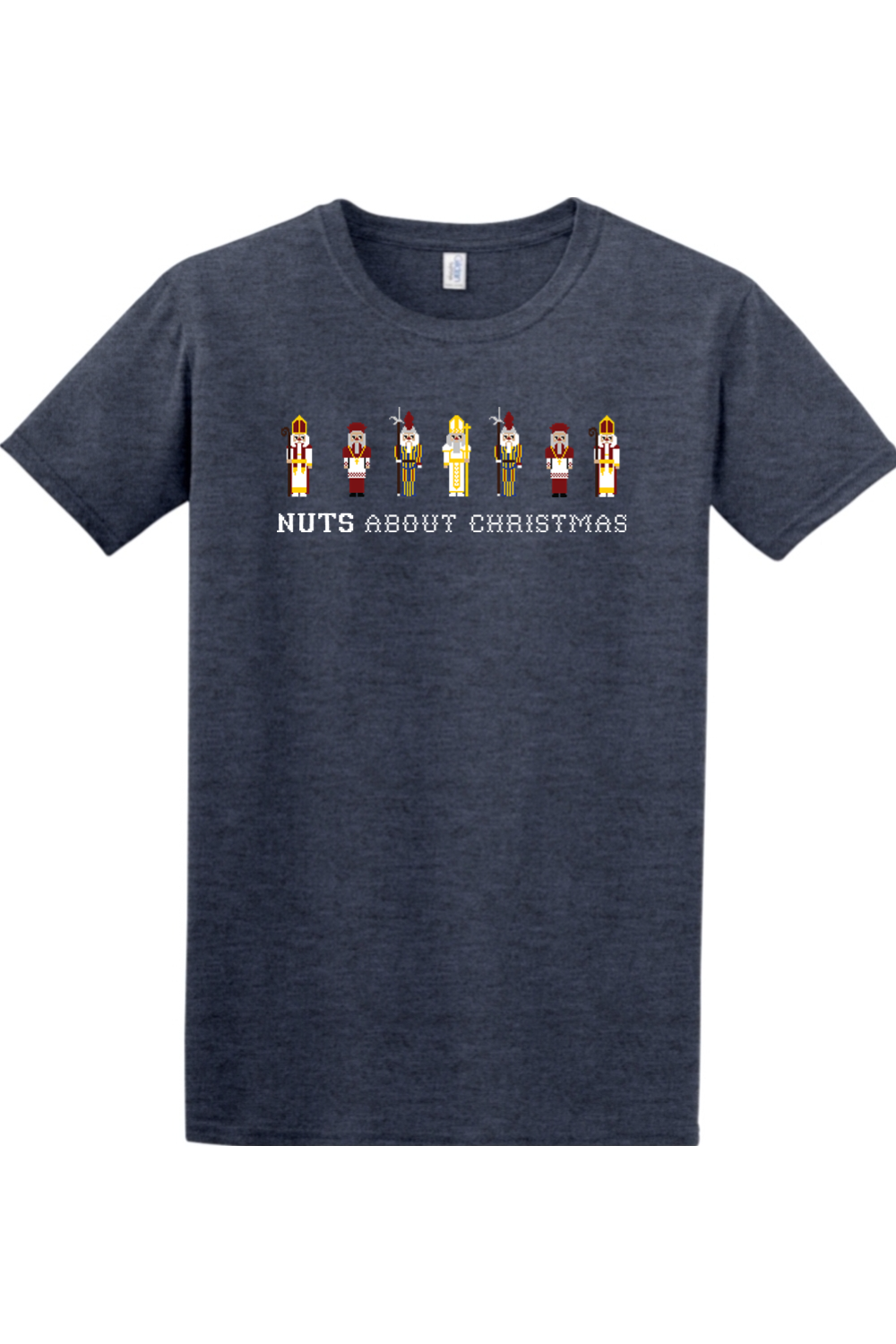 Nuts About Christmas Adult T-shirt