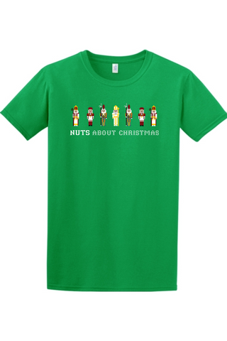 Nuts About Christmas Adult T-shirt