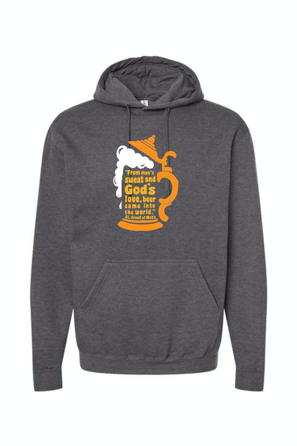 Beer Stein Quote - Hoodie Sweatshirt