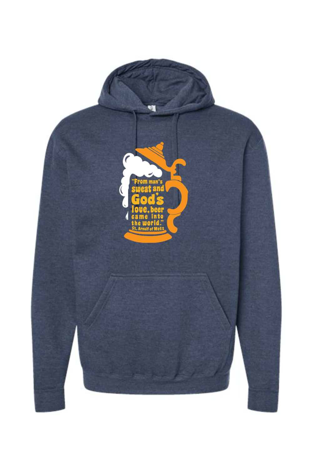 Beer Stein Quote - Hoodie Sweatshirt