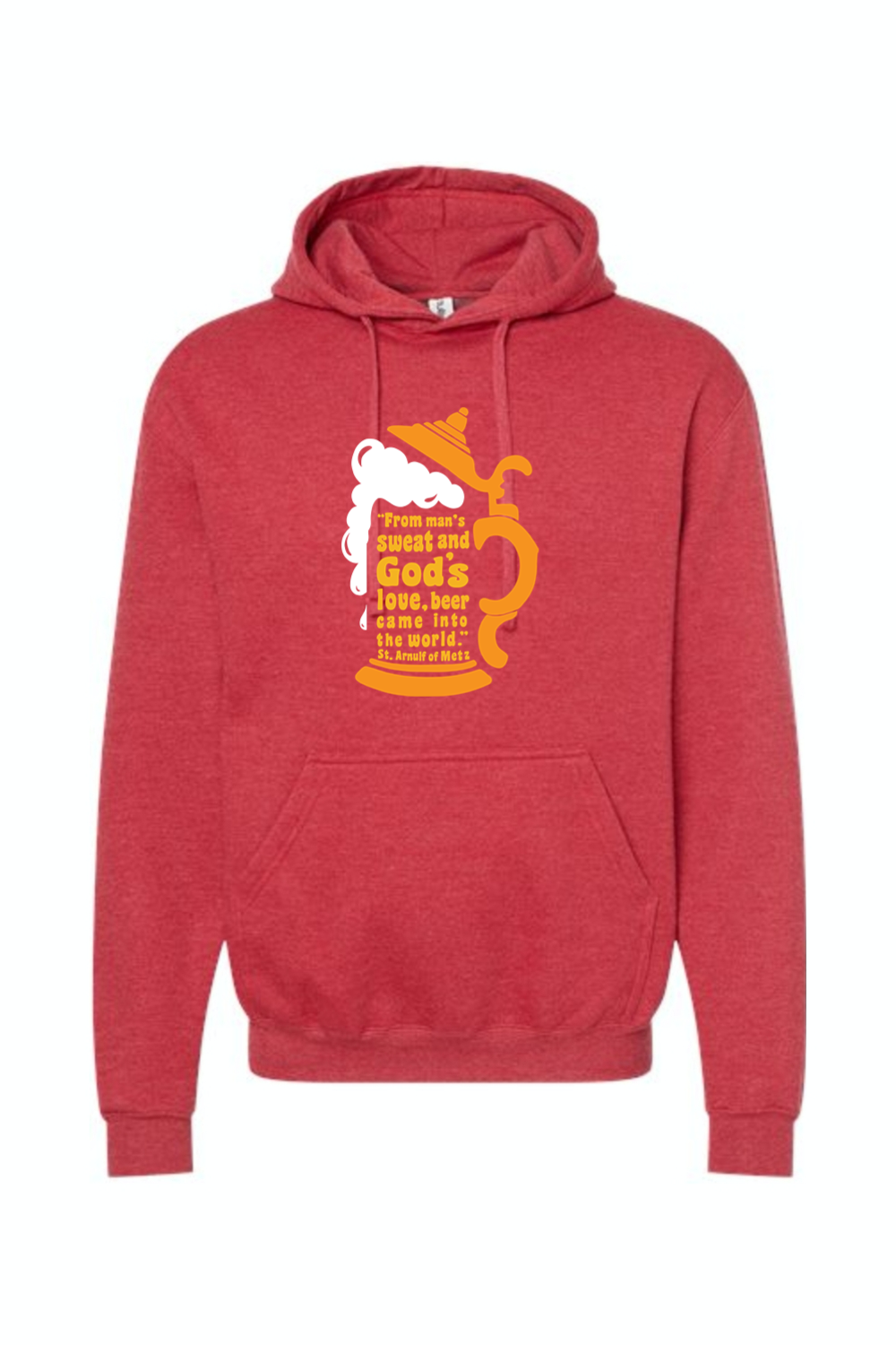 Beer Stein Quote - Hoodie Sweatshirt