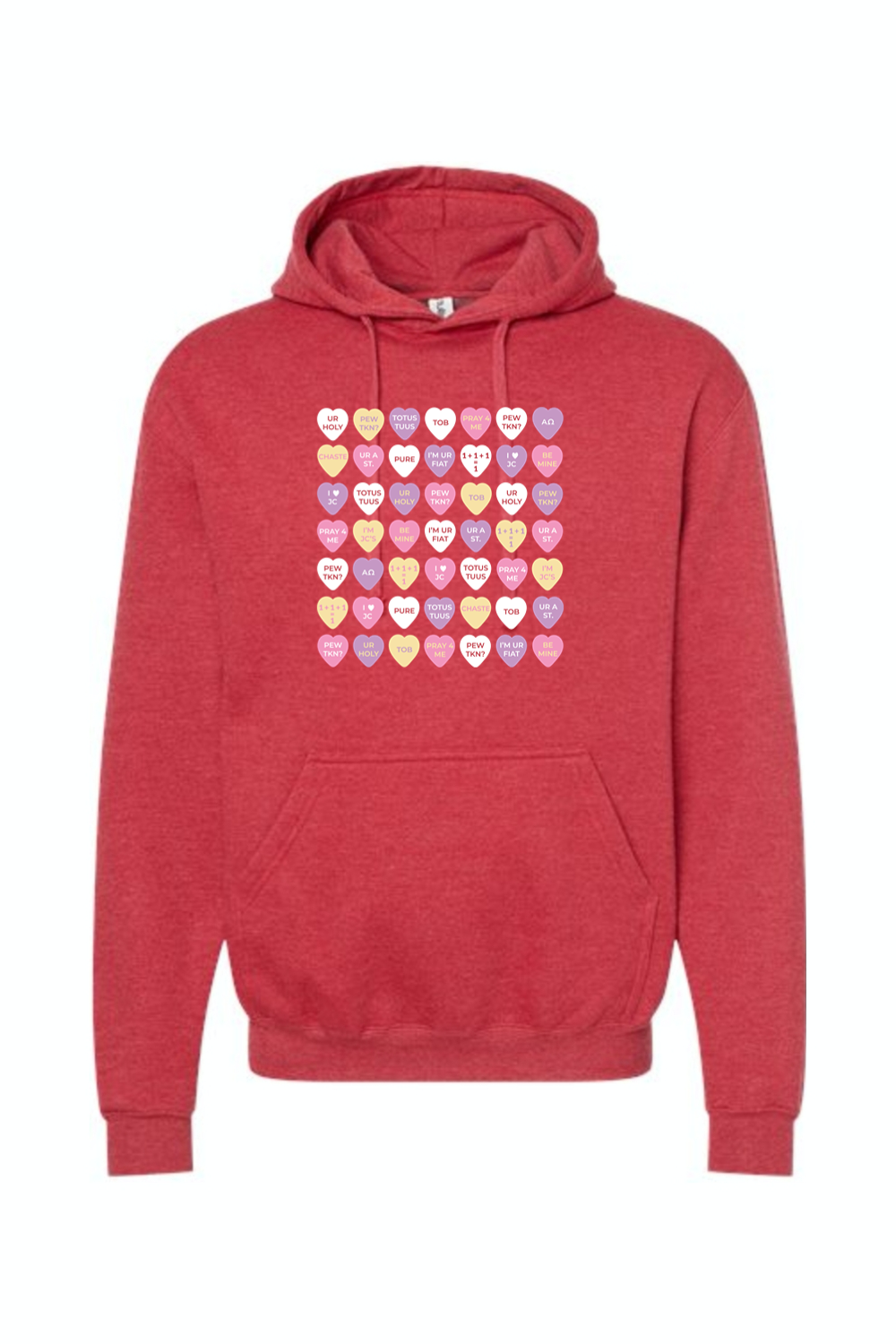 Candy Hearts - Hoodie Sweatshirt