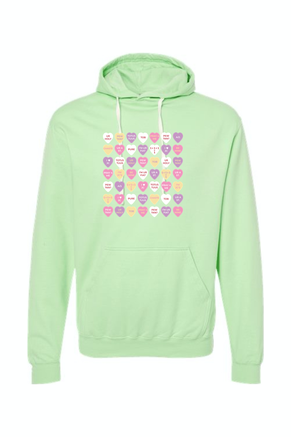 Candy Hearts - Hoodie Sweatshirt