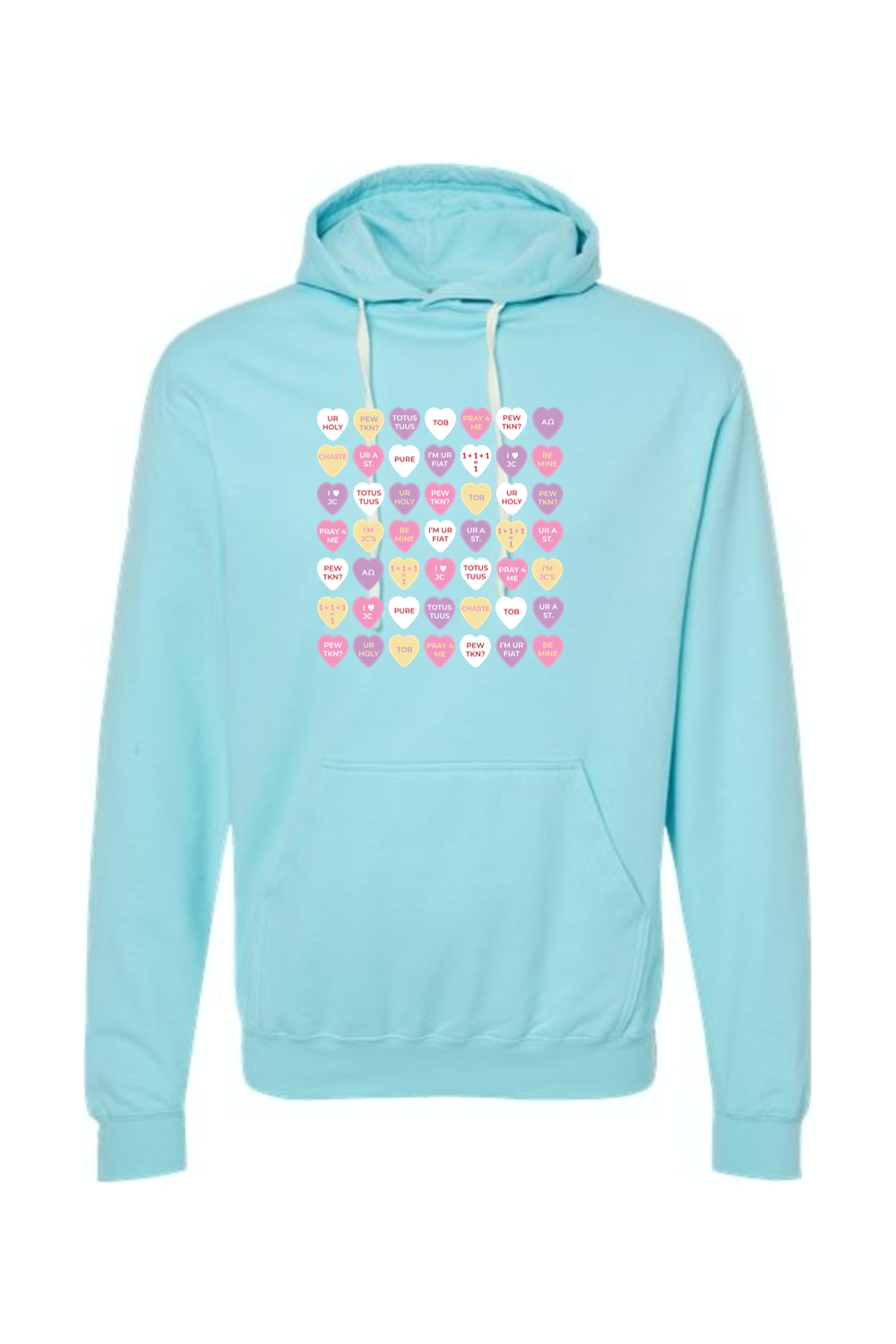 Candy Hearts - Hoodie Sweatshirt