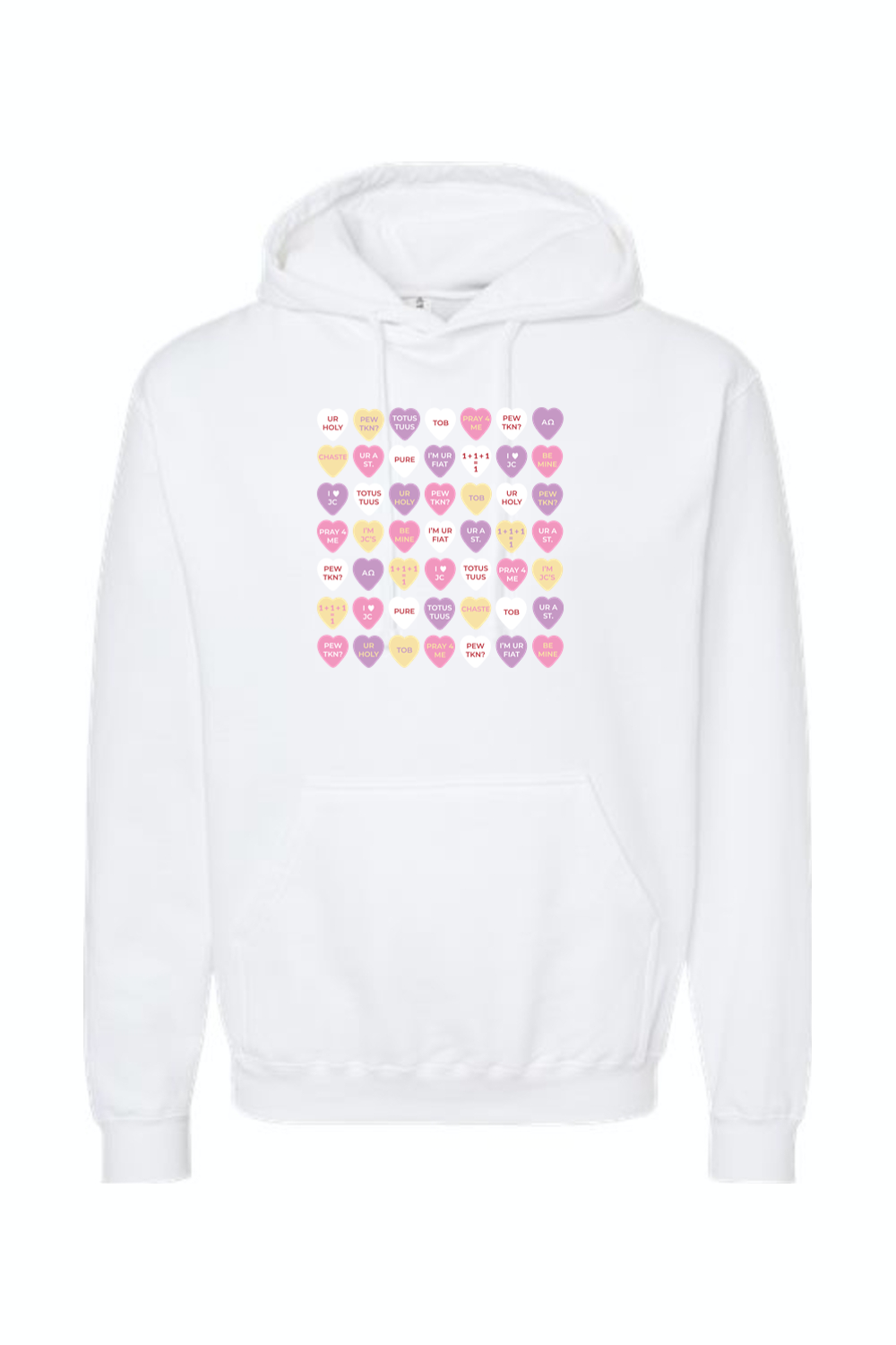 Candy Hearts - Hoodie Sweatshirt