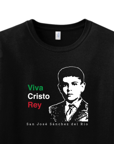 Viva Cristo Rey - St. Jose Sanchez del Rio Adult T-Shirt