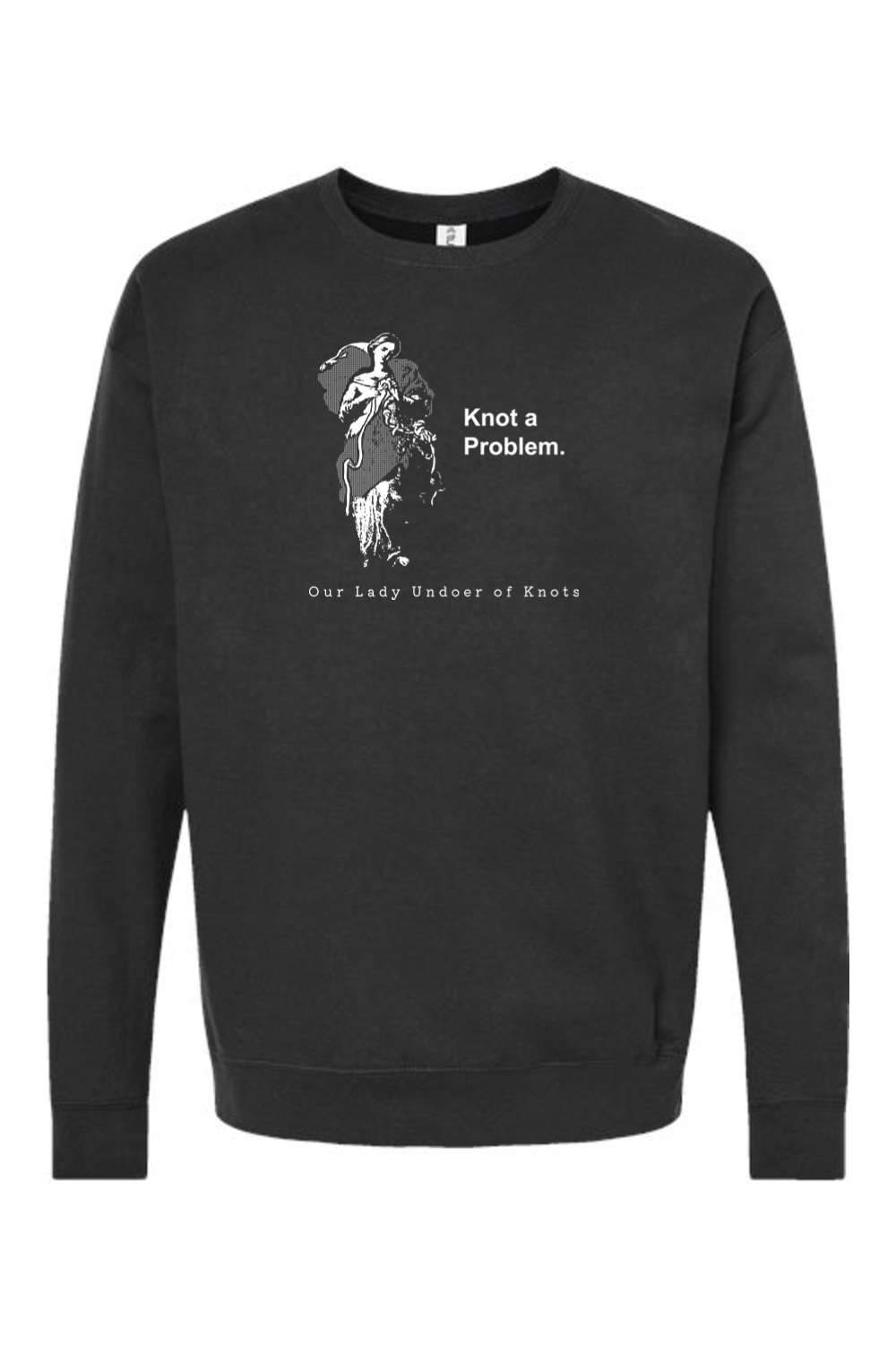 Knot a Problem - Our Lady Undoer of Knots Crewneck Sweatshirt