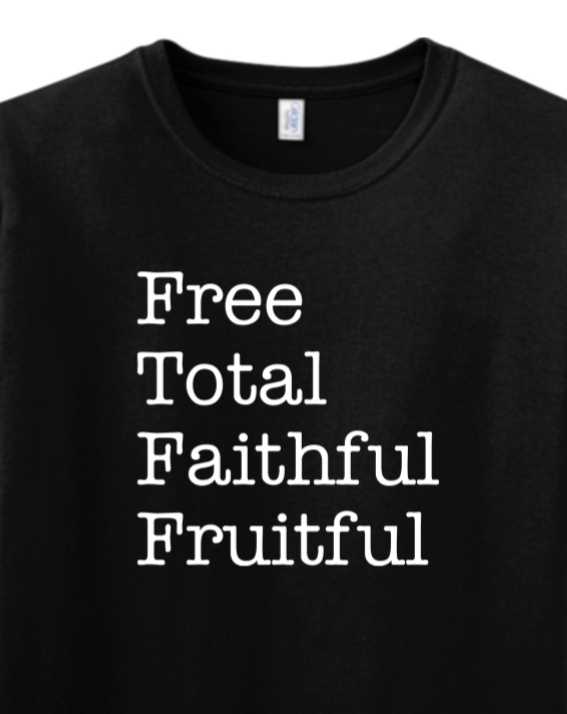 Free Total Faithful Fruitful - Theology of the Body Adult T-shirt