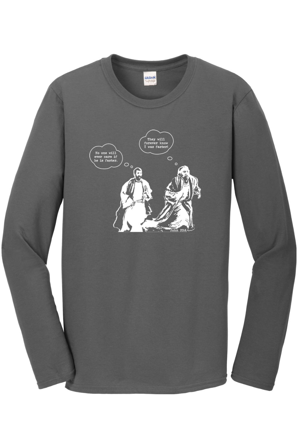 John Runs - John 20:4 Long Sleeve